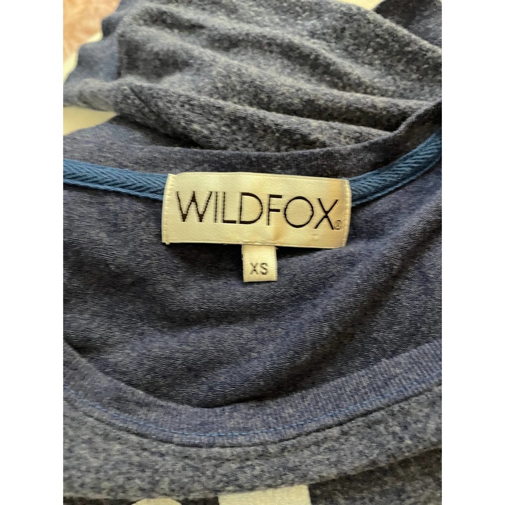 Wildfox Womens Stop And Smell The Ocean Sweatshirt Long Sleeve Size XS Black - Picture 5 of 5